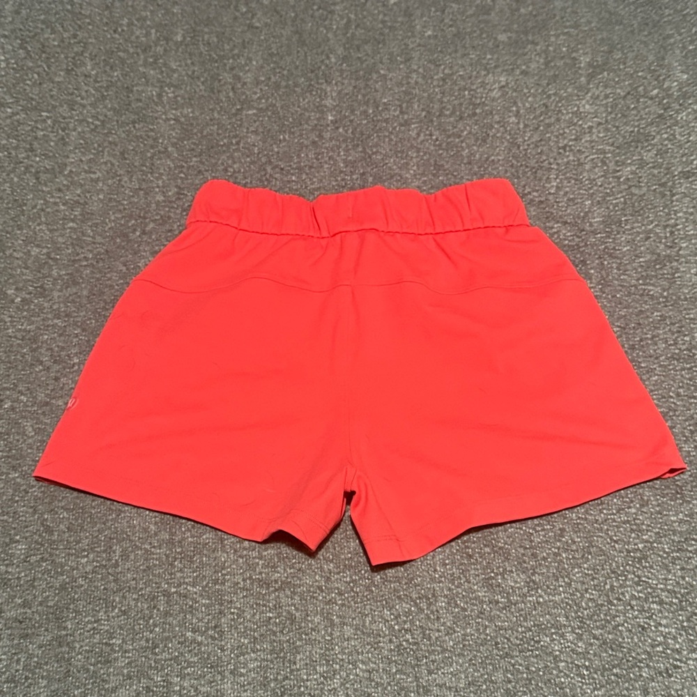 Lululemon LA Sweat Short – Bright Coral – Size 2 - Picture 2 of 6